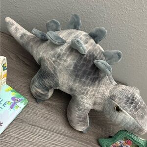 Gray Dinosaur Plush Toy